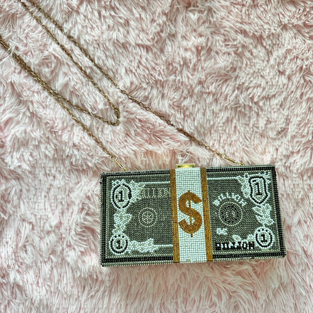 money clutch bag